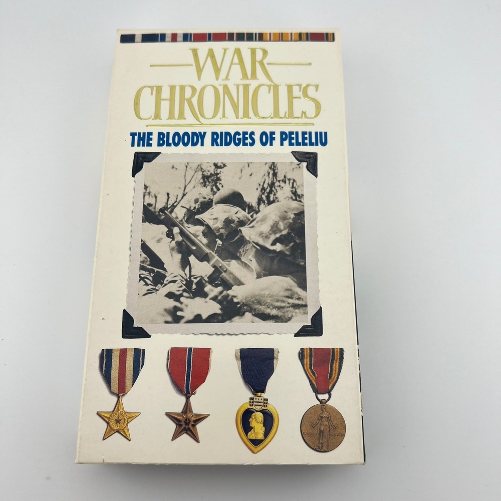 War Chronicles The Bloody Ridges of Peleliu VHS Documentary WWII History‎